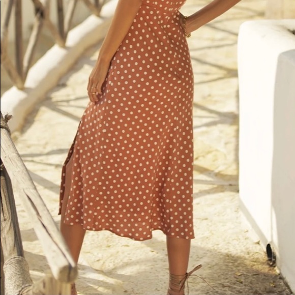 ISO Seven Wonders | Emilia Midi Dress - Rust Spot - Picture 4 of 6